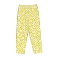 thumbnail image 6 of Uemuo Daisies Flowers Pattern Women's Wide Leg Palazzo Lounge Pants with Pockets Light Weight Loose Comfy Casual Pajama Pants-XX-Large, 6 of 9