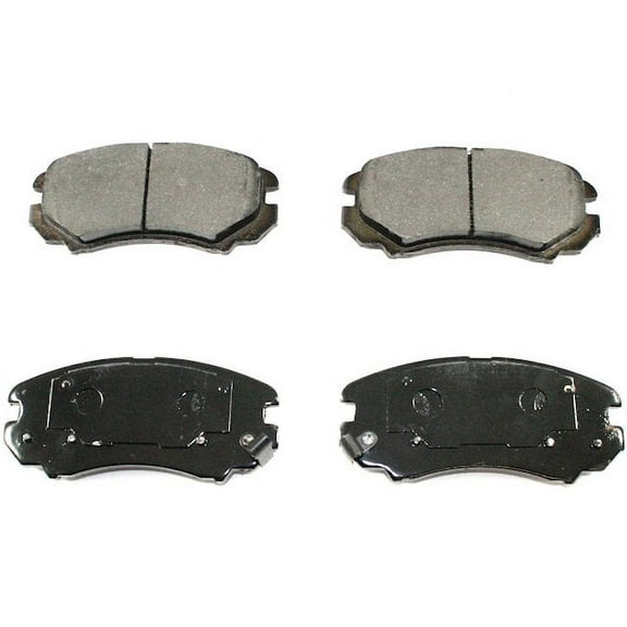 Front Brake Pad Set - Compatible with 2010 - 2013 Kia Soul 2011 2012