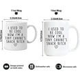 thumbnail image 3 of 15oz I Used To Be Cool Now I'm A Tiny Canine's Snack Bitch Mug New Mom Gifts for Women, Dog Mom Mug Christmas Gift Idea for Mom, Friend,Coffee Mug for Woman, Sister, BFF, New Mom Baby, 3 of 6