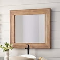 thumbnail image 3 of Native Trails Vintner's Reclaimed Wood Rectangular Wall Mirror - 29 x 33 x 1.5 Chardonnay Brown, 3 of 5