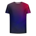thumbnail image 5 of Big and Tall T-Shirts for Men M-4X Plus Size Short Sleeve Crewneck Workout Tees Tops Pullover Gradient Printed Going-Out Athletic Tshirts, 5 of 5