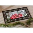 thumbnail image 3 of Evergreen Winter Encounter Sassafras Indoor Outdoor Switch Doormat 1'10"x10" Red, 3 of 5