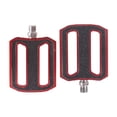 thumbnail image 1 of Pedales de bicicleta con rodamiento Pedal esmerilado Pedales de bicicleta de aleación de aluminio ligeros multifuncionales antideslizantes para bicicl Rojo, 1 of 8
