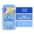 thumbnail image 4 of (2 pack) Gerber Stage 1 Baby Food, Baby Oatmeal Cereal, 8g Whole Grains, Infant Cereal 1 lb., 4 of 17