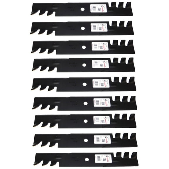 (9) 6298 Rotary Blades Compatible With Dixie Chopper 30227-50, 30227-50V