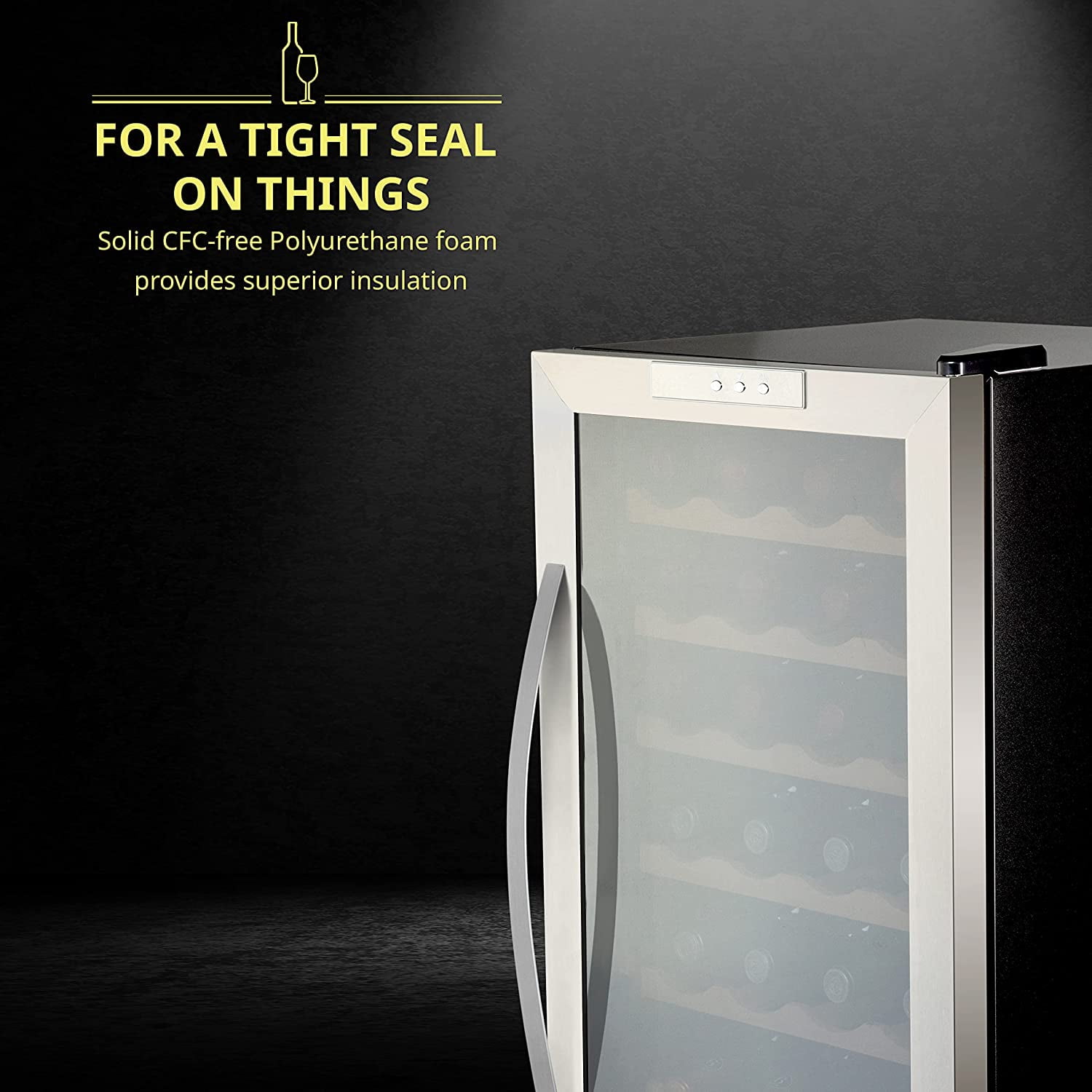 Schmecke 24 Bottle Wine Cooler – Elegant Storage, Precise Cooling, and Timeless Style