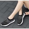 thumbnail image 5 of Women's Crystal Breathable Orthopedic Slip On Walking Shoes, Ultra-Light Breathable Arch Support Sneakers, 5 of 9