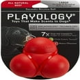 thumbnail image 1 of CHUANK Beef Scent Squeaky Bounce Ball Dog Toy  Large, 1 of 10