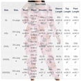 thumbnail image 3 of Halloween Plus Size Women's Pajama Set Pumpkin Ghost Bat Print Long Sleeve Crew Top Elastic Cuff Jogger Pants Soft Breathable Festive Night Loungewear, Ladies Pajamas Sets Pink a XL, 3 of 6