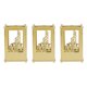 thumbnail image 5 of Organizador de bolígrafos de oficina 3 juegos de montaje de bricolaje portalápices de estilo dorado textura delicada para la escuela para el hogar Fugacal Otros, 5 of 8