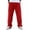 Wine, variant on OIOLOYJM Men's Corduroy Sweatpants Wide Leg Straight Baggy Casual Joggers Fashion Drawstring Elastic Waist Trousers with Pockets Black L