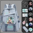 thumbnail image 3 of Mochila escolar Hatsune Miku para niños de 3 a 6 grados, mochila bonita y creativa con dibujos animados de gran capacidad para niñas y estudiantes, mochila reductora de carga, 3 of 5