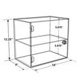 thumbnail image 3 of Acrylic Lockbox Countertop Display Case 14" wide, 3 of 6