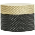 thumbnail image 5 of Amerock Bp196732 Transcendent 1-1/4" Cylindrical Cabinet Knob - Matte Black / Silver, 5 of 7