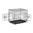 thumbnail image 2 of Go Pet Club MLD-19 Foldable Metal Dog Crate, Black, 2 of 4