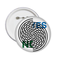 thumbnail image 1 of Affirmative Negative Circle Line Pins Badge Button Emblem Accessory Decoration 5pcs, 1 of 2