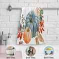 thumbnail image 3 of Coolnut Watercolor Pumpkins Leaves Hand Towels 2 PCS, Ultra Soft and Highly Absorbent, Fall Botanical Decorative Fingertip Towel for Home, Bathroom, Kitchen, 28.3"x14.4", 3 of 4