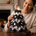 thumbnail image 4 of DIY Halloween Quilted Fabric Tree Kit,Sewing Craft Project with Padded Fabric Pieces Handmade,Fall Holiday Decoration for Mantel Shelf,Tabletop,Home Decor Gift(B), 4 of 6