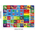 thumbnail image 3 of AKASISRUG Baby Play Mat Kids Rug for Playroom, Floor Mat for Toddlers, Playtime Collection ABC, Numbers, Animals Educational Area Rugs for Kids Room Classroom, 3 of 7