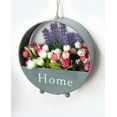 thumbnail image 1 of Maceta redonda de hierro forjado perfecta para decoración de interiores de hogar y oficina, gris JM  JM, 1 of 5