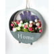 thumbnail image 1 of Maceta redonda de hierro forjado perfecta para decoración de interiores de hogar y oficina, gris JM  JM, 1 of 5