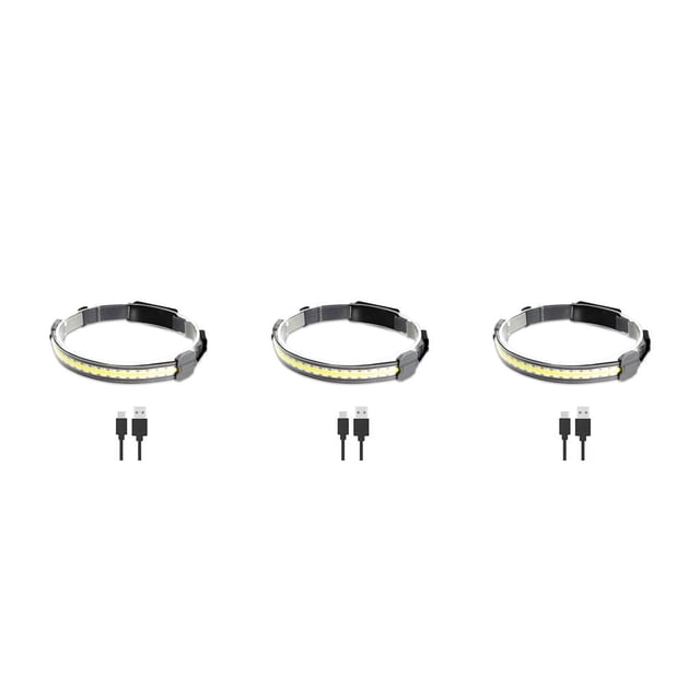 Sonducket Linterna para acampar portátil COB recargable ajustable linterna para cabeza manos libres reparación de diadema 1 Uds Type1 NO1 Sonducket CBP261005