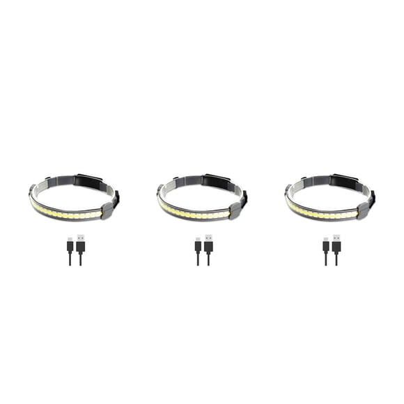 Toystoory Linterna para acampar portátil COB recargable ajustable linterna para cabeza manos libres reparación de diadema 1 Uds Type1 NO1 Toystoory CBP261005
