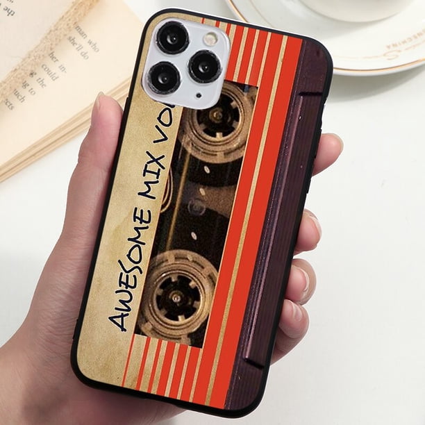 Funda suave de estilo Retro con cinta de casete Vintage para iPhone 14 Pro Max 13 12 11 Pro XS Max Mini SE 2022 2020 7 8 6 6S Plus X XR Coque Fivean unisex
