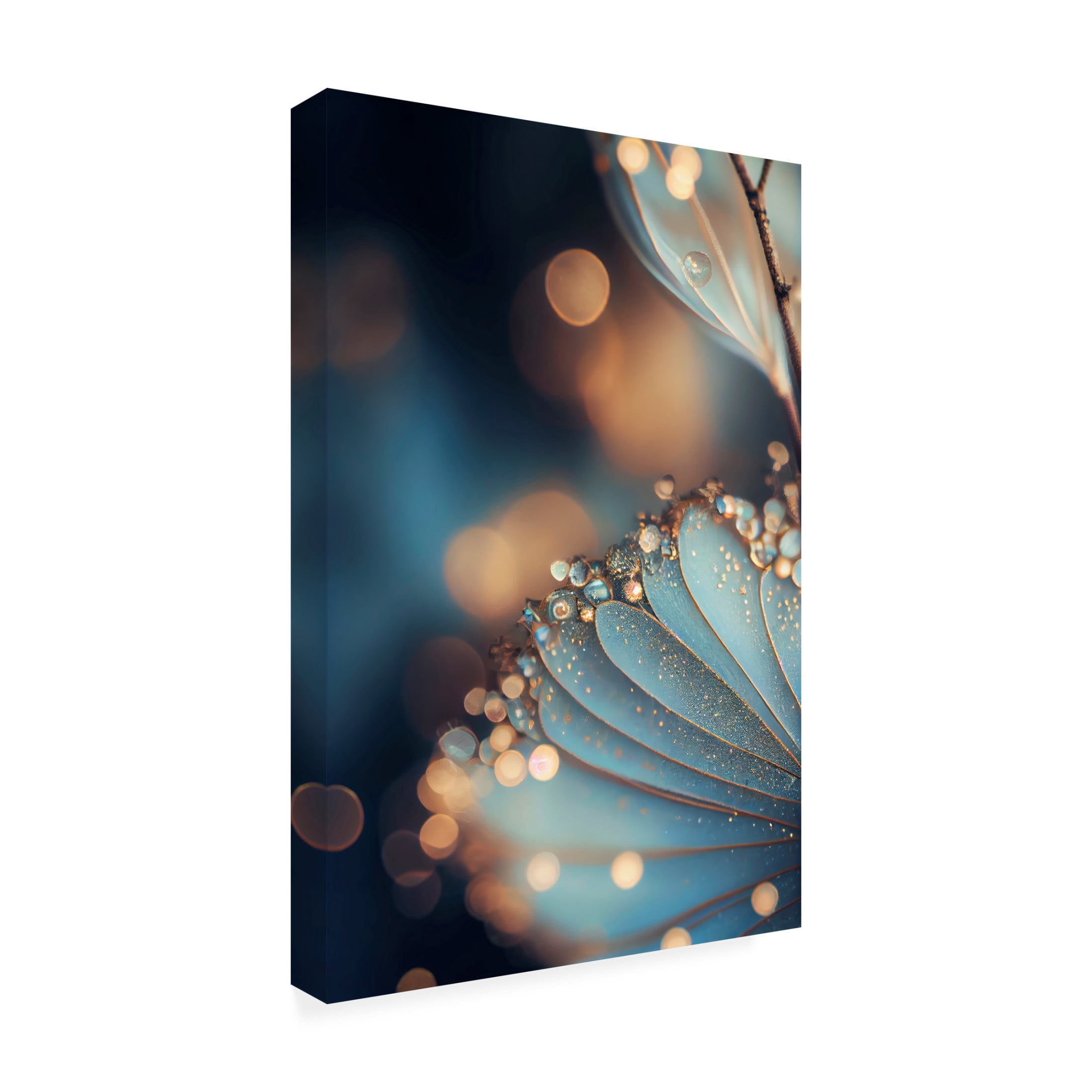 Canvas Wall Art - Treechild 'Tiny Drops' Wall Art for Living Room, Bedroom, or Office D?cor by Trademark Fine Art - 22 x 32 Inches