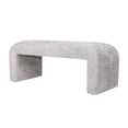 thumbnail image 3 of Jofran Sophia Modern Luxury Curved Upholstered Jacquard Bench - Small, 3 of 4