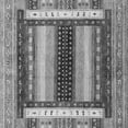 thumbnail image 1 of Ahgly Company Indoor Square Abstract Gray Modern Area Rugs, 6' Square, 1 of 4