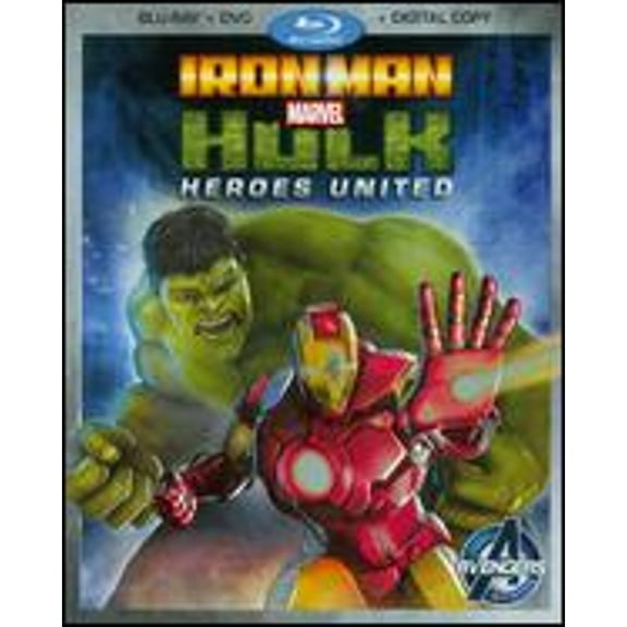 Pre-Owned Iron Man & Hulk: Heroes United [2 Discs] [Blu-ray/DVD] (Blu-Ray 0786936837599)
