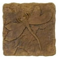thumbnail image 2 of Athens Autumn Wheat Dragonfly Stepping Stone, 12” Square Concrete Garden Accent with Raised Dragonfly Design, Durable Outdoor Patio or Pathway Decor, Natural Brown Tones, Hand Cast Artisan Finish, 2 of 2