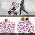 thumbnail image 6 of Car Seat Cover Baby - Orchids Flowers Purple Breathable Infant Car Seat Cover for Baby Carseat, Lightweight Comfort Baby Essentials Must Haves Newborn Stuff for Girl Boy, 6 of 7