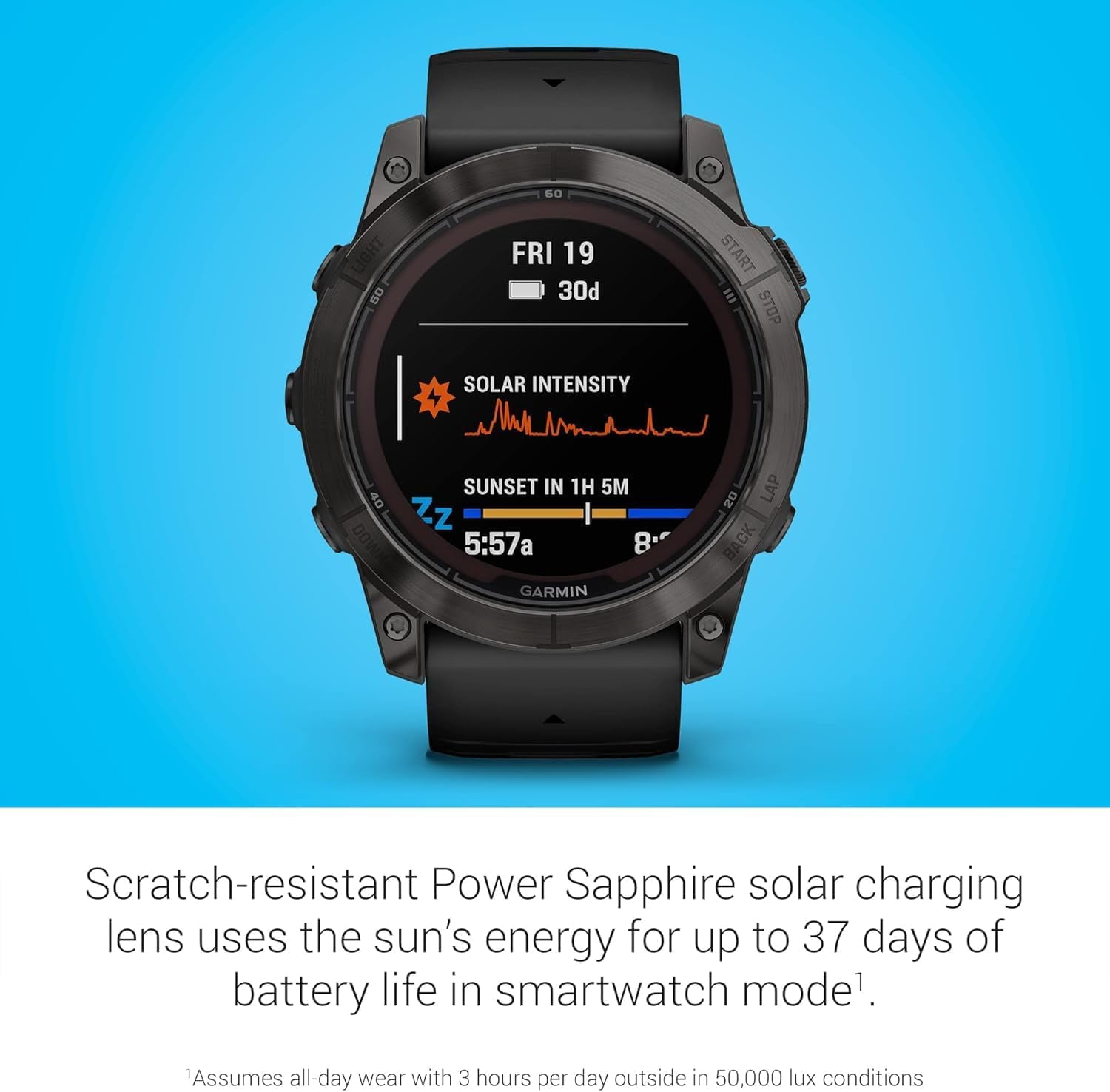 Garmin fenix 7 Pro Sapphire Solar Edition - Carbon Gray DLC Titanium  (51 mm)