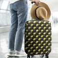 thumbnail image 2 of Yellow Lemon Fruits Black Pattern Luggage Cover Fashion Suitcase Cover Baggage Covers Fit 25-28 Inch Luggage (Go Travel), 2 of 5