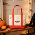 thumbnail image 3 of Spirit EST 1993 Canvas Tote Bag, Halloween Mini Tote Purse, Reusable Shoulder Handbag for Party, Shopping, Travel & Daily Use, 3 of 5