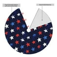 thumbnail image 2 of Lsque Watercolor Stars1 Print Christmas Tree Skirt, Tree Skirt with Ties or Velcro, Perfect for Holiday Decorations, Halloween, and New Year-36", 2 of 7