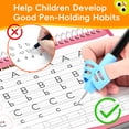 thumbnail image 6 of Magic Grooved Writing Practice, Grooved Handwriting Book Practice, Reusable Handwriting Tablet with Deep Tracing Geooves, Preschool Learning Activities, Perfect Educational Gift for Kid 3+, 6 of 10