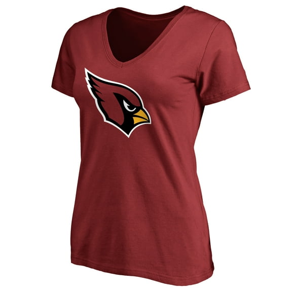 Women's Cardinal Arizona Cardinals Primary Team Logo T-Shirt