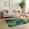 thumbnail image 3 of ODIKA 4'x6' Tropical Multi Color Hallway Use Washable Area Rug Pet Friendly, Kids Safe, Non-Shedding for Bedroom, Reading Nook, 3 of 7