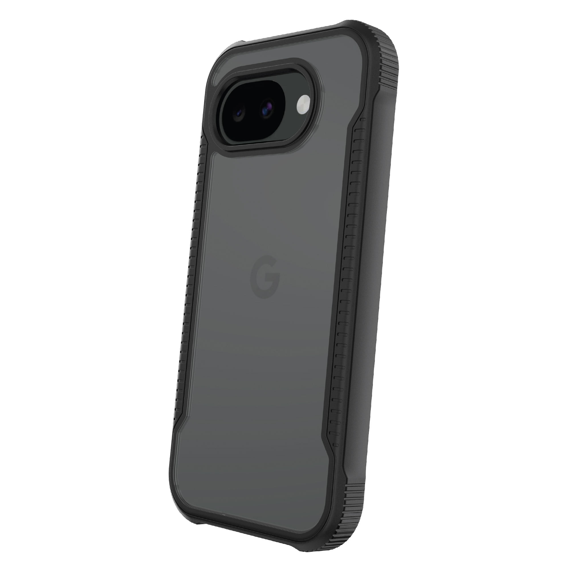 onn Dual-Layer Phone Case for Google Pixel 10a - Clear/Black