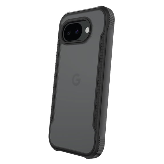 onn Dual-Layer Phone Case for Google Pixel 10a - Clear/Black