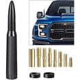thumbnail image 1 of Car Truck Bullet Antenna, Auto Antenna Mast, Car Truck Antenna for Ford F150 Chevy Jeep With 8 Screws 2 Spacers, 1 of 5