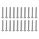 thumbnail image 3 of 50 tornillos de cabeza de botón de acero galvanizado M4 para instrumentos clasificados Electronics2802-0004-0030, 3 of 9