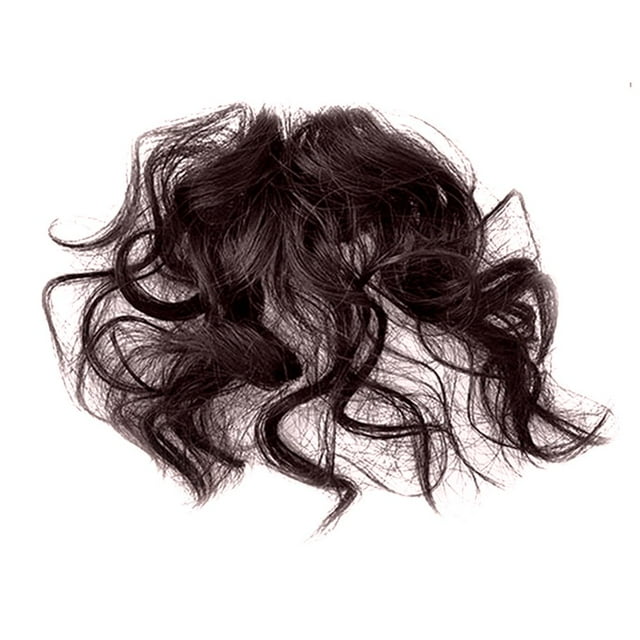 Natural Fluffy Curly Fake Fringe Bang Girls Clip-in Hair Extension Hairpiece