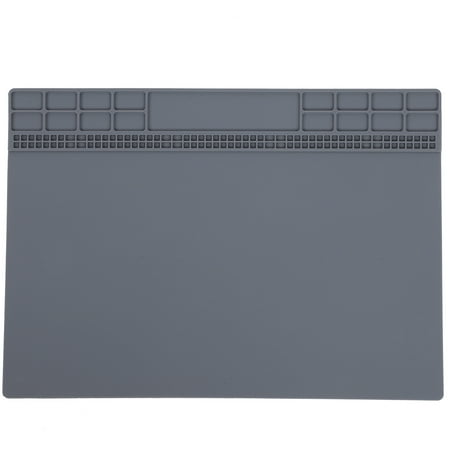 

Repair Mat Silicone Heat Resistant Pad Computer Phone Solder Station Tools 350x250x4mmGray