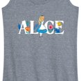 thumbnail image 3 of Alice In Wonderland - Alice - Women's Racerback Tank Top, 3 of 5