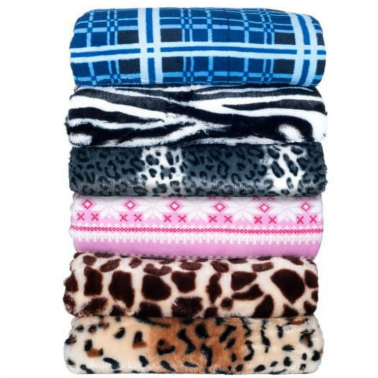 Somerset Home Machine Washable Fall Flannel Throw Blanket for