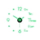 thumbnail image 5 of sweethay Reloj de pared luminoso, acrílico sin marco, relojes DIY, calcomanías modernas silenciosas sin perforar, sala de estar, oficina, Tipo 1 2Conjunto, 5 of 6